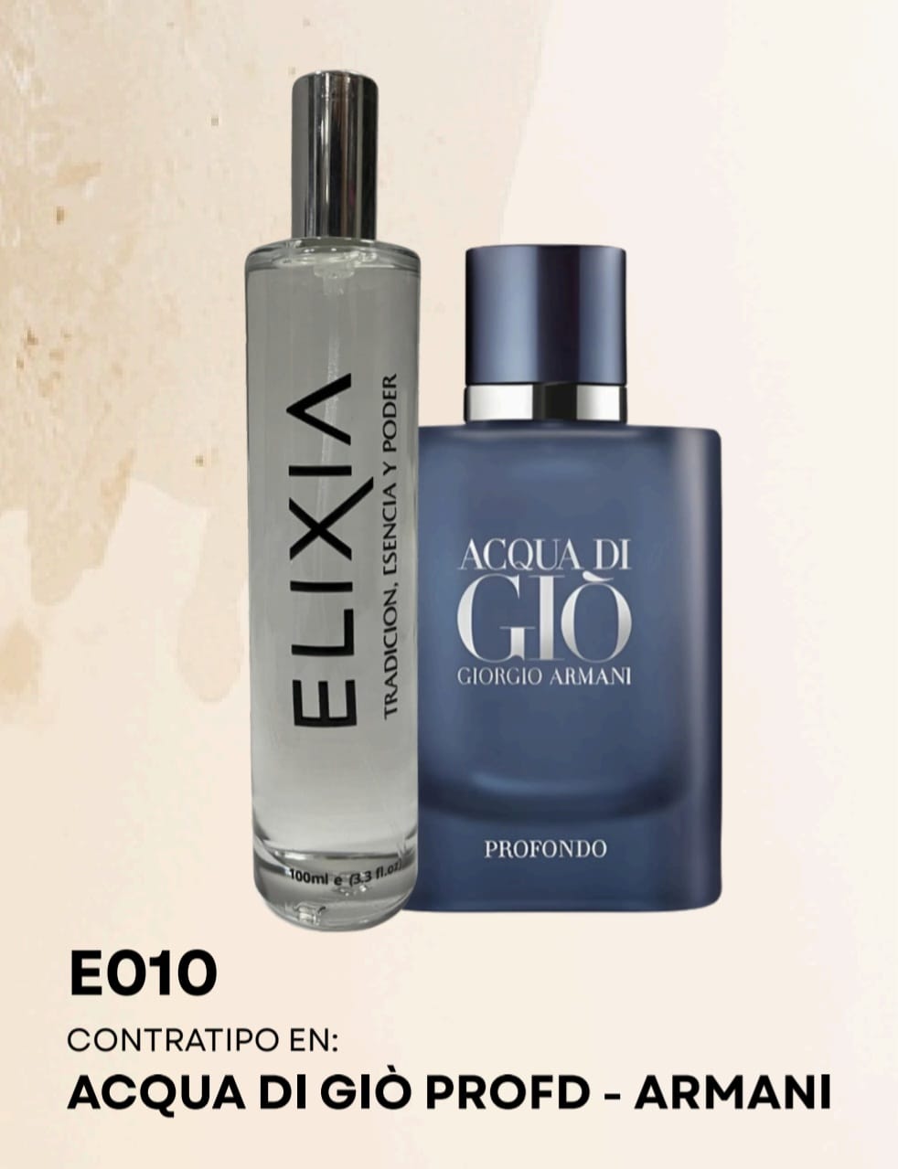 E010 contratipo en: Acqua Di Giò - Armani