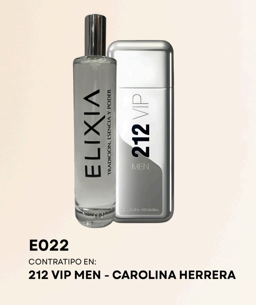 E022 contratip en: 212 VIP Men - Carolina Herrera