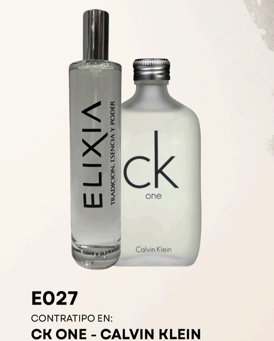 E027 contratipo en: CK One - Calvin Klein