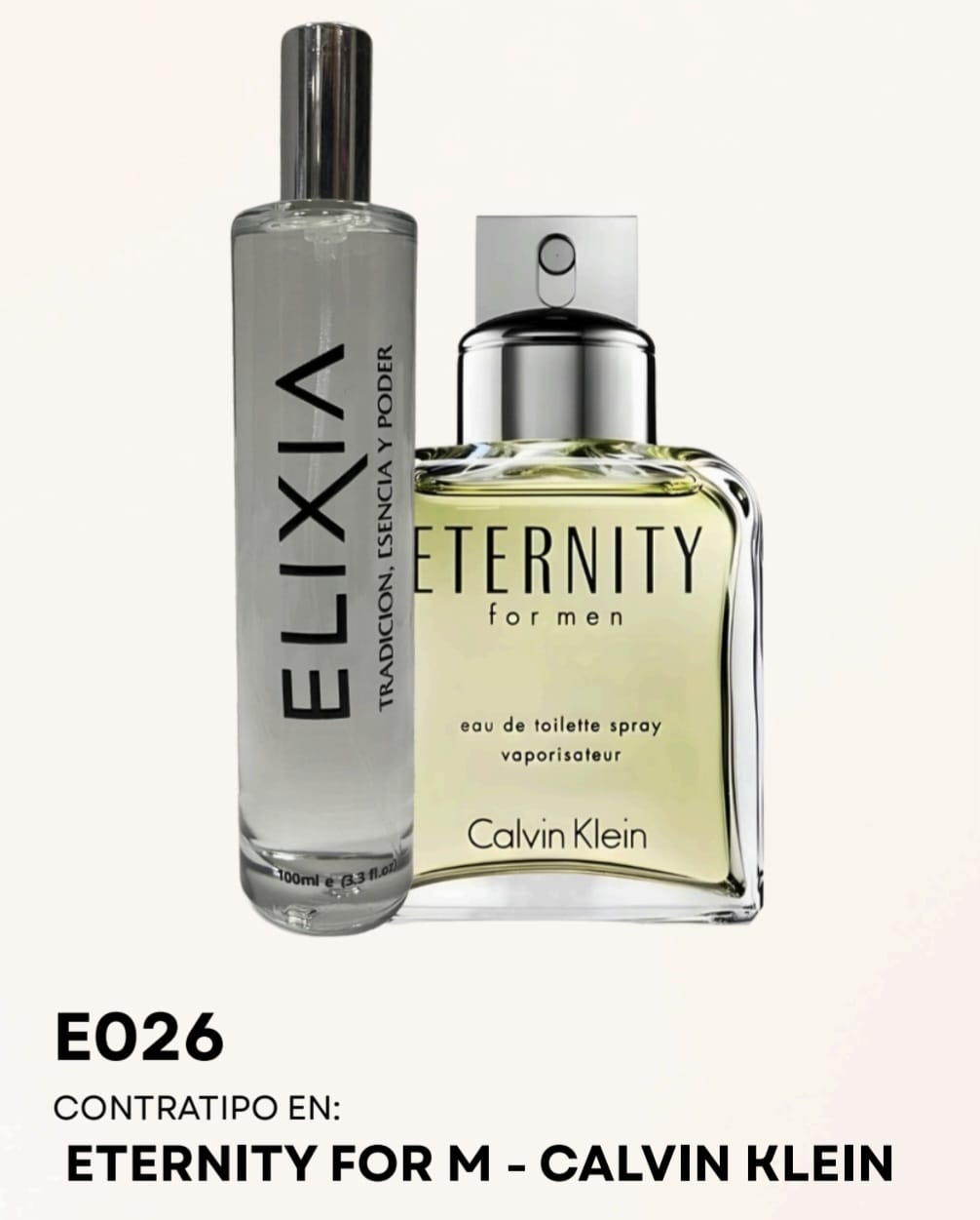 E026 contratipo en: Eternity For M - Calvin Klein