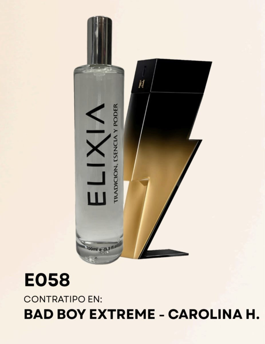 E058 contratipo en: Bad Boy Extremme - Carolina Herrera