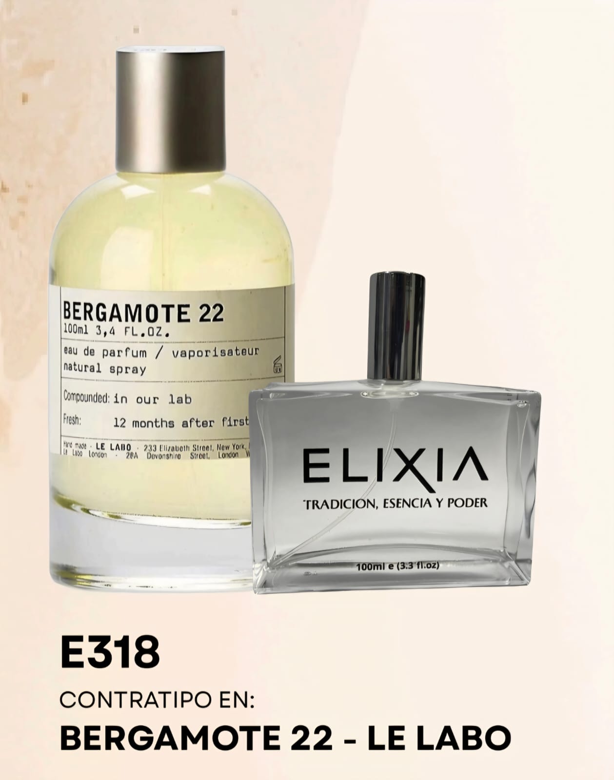 E318 contratipo en: Bergamote 22 - Le Labo
